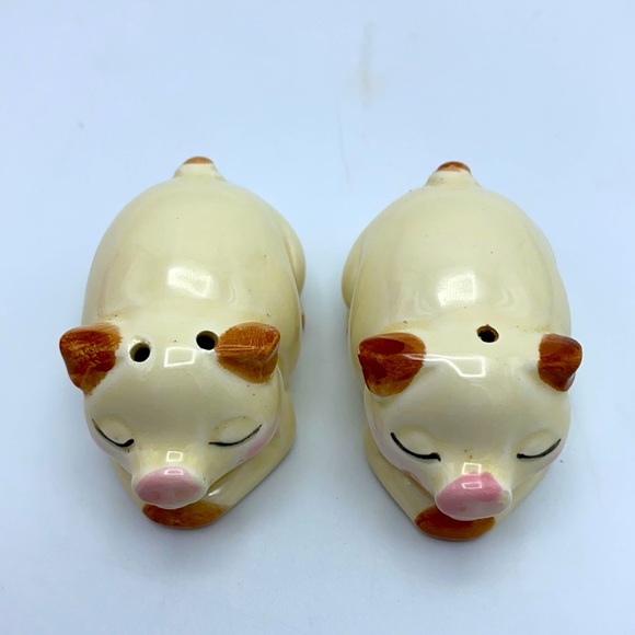 Vintage PIGS Salt & Pepper Shakers - MADE in JAPAN - Picture 7 of 7
